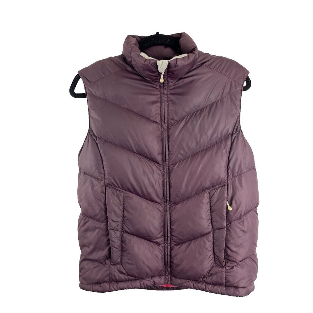 MEC Burgundy Goosedown Puffer Vest Womens Size M